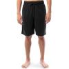 imageFruit of the Loom Mens 2Pack Jersey Knit Sleep Pajama ShortsBlackLight Grey Heather