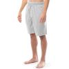 imageFruit of the Loom Mens 2Pack Jersey Knit Sleep Pajama ShortsBlackLight Grey Heather