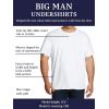 imageFruit of the Loom Mens Big ampamp Tall Breathable UndershirtsBig Man  Crew  3 Pack