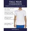 imageFruit of the Loom Mens Big ampamp Tall Breathable UndershirtsTall Man  Crew  3 Pack