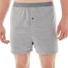 imageFruit of the Loom Mens Big and Tall TagFree UnderwearBig Man  Knit Boxer  4 Pack Black Gray