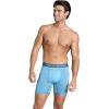 imageFruit of the Loom Mens Getaway Boxer Briefs Lightweight Breathable Fabric Quick Dry ampamp Odor ControlRegular Leg  BlackGray