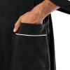 imageFruit of the Loom Mens Jersey Knit Kimono RobeBlack