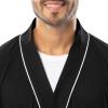 imageFruit of the Loom Mens Jersey Knit Kimono RobeBlack