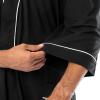 imageFruit of the Loom Mens Jersey Knit Kimono RobeBlack
