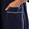 imageFruit of the Loom Mens Jersey Knit Kimono RobeNavy
