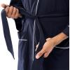 imageFruit of the Loom Mens Jersey Knit Kimono RobeNavy