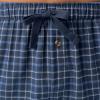 imageFruit of the Loom Mens Jersey Knit Top and Flannel Pant Pajama Sleep SetNavyNavy Plaid