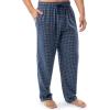 imageFruit of the Loom Mens Jersey Knit Top and Flannel Pant Pajama Sleep SetNavyNavy Plaid