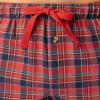 imageFruit of the Loom Mens Jersey Knit Top and Flannel Pant Pajama Sleep SetNavyRed Plaid