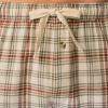 imageFruit of the Loom Mens Jersey Knit Top and Flannel Pant Pajama Sleep SetRedKhaki Plaid