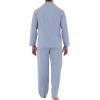 imageFruit of the Loom Mens Long Sleeve Broadcloth Pajama SetBlue Stripe