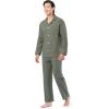 imageFruit of the Loom Mens Long Sleeve Broadcloth Pajama SetGreen