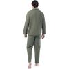 imageFruit of the Loom Mens Long Sleeve Broadcloth Pajama SetGreen