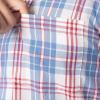 imageFruit of the Loom Mens Long Sleeve Broadcloth Pajama SetIvoryBlueRed Plaid