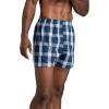 imageFruit of the Loom Mens Premium TagFree Cotton Underwear Regular ampamp Big ManBoxer  4 Pack  Woven Assorted