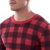 imageFruit of the Loom Mens Recycled Waffle Thermal Underwear Set Top and BottomBuffalo Plaid