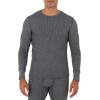 imageFruit of the Loom Mens Recycled Waffle Thermal Underwear Set Top and BottomGreystone Heather