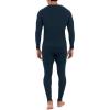 imageFruit of the Loom Mens Recycled Waffle Thermal Underwear Set Top and BottomNavy