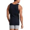 imageFruit of the Loom Mens Sleeveless Tag Free Moisture Wicking Tank AShirt8 Pack  BlackGrey