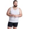 imageFruit of the Loom Mens Sleeveless Tag Free Moisture Wicking Tank AShirtBig Man  6 Pack  White