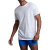 imageFruit of the Loom Mens TagFree Cotton UndershirtsRegular  Crew  8 Pack White
