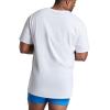 imageFruit of the Loom Mens TagFree Cotton UndershirtsTall Man  Vneck  6 Pack White