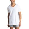 imageFruit of the Loom Mens VNeck Undershirts Moisture Wicking ampamp Tag Free Also Available in Tall SizesWhite  6 Pack