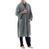 imageFruit of the Loom Mens Waffle Kimono RobeGrey Heather