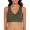 imageFruit of the Loom Womens 2Pack Full Coverage Wireless Cotton BraSoft ampamp Everyday ComfortDesert DuskOlive Night