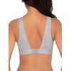 imageFruit of the Loom Womens 2Pack Full Coverage Wireless Cotton BraSoft ampamp Everyday ComfortGrey HeatherBlack Hue