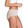 imageFruit of the Loom Womens Lightweight Microfiber Underwear Smooth Under Clothes Available in Plus SizeBrief  6 Pack  Colors May Vary