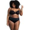 imageFruit of the Loom Womens Lightweight Microfiber Underwear Smooth Under Clothes Available in Plus SizePlus Size Hi Cut  10 Pack  BlackWhitePurple