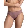imageFruit of the Loom Womens Lightweight Microfiber Underwear Smooth Under Clothes Available in Plus SizeRibbed Bikini  6 Pack  Colors May Vary
