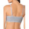 imageFruit of the Loom Womens MultiPack Spaghetti Strap Cotton Sports BraBlackWhiteHeather Grey