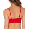 imageFruit of the Loom Womens MultiPack Spaghetti Strap Cotton Sports BraBlackWhiteRed Hot