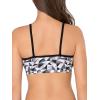 imageFruit of the Loom Womens MultiPack Spaghetti Strap Cotton Sports BraKaleidescopeCharcoalPunchy Peach