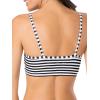 imageFruit of the Loom Womens MultiPack Spaghetti Strap Cotton Sports BraSkinny StripeBlack HueRed Hot
