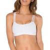 imageFruit of the Loom Womens MultiPack Spaghetti Strap Cotton Sports BraSkinny StripeWhiteBlushing Rose