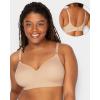 imageFruit of the Loom Womens Seamless WireFree PushUp Bra  Soft Comfortable ampamp SupportiveBlack Huein the Buff 2pack