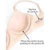 imageFruit of the Loom Womens Seamless WireFree PushUp Bra  Soft Comfortable ampamp SupportiveCharcoal Heather