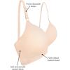imageFruit of the Loom Womens Seamless WireFree PushUp Bra  Soft Comfortable ampamp SupportiveIn the Buff