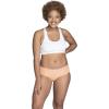 imageFruit of the Loom Womens Underwear Pima Cotton Blend Fabric Super Smooth Raw Cut EdgesHipster  3 Pack  MangoNudeBlue