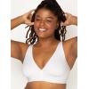 imageFruit of the Loom Womens Wirefree Cotton BraletteBlack HueWhiteSand