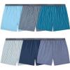 imageFruit of the Loom Mens 6 Pack Exposed Waistband Boxer ShortsAssorted