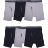 imageFruit of the Loom Mens Coolzone Boxer Briefs Moisture Wicking ampamp Breathable Assorted Color Multipacks6 Pack  BlackGray