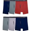 imageFruit of the Loom Mens Coolzone Boxer Briefs Moisture Wicking ampamp Breathable Assorted Color Multipacks6 Pack  Covered Waistband