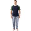 Navy/Green Plaid