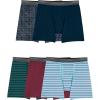 imageFruit of the Loom Mens Micro Stretch Boxer Briefs Designed to Move with You Lightweight ampamp Moisture Wicking5 Pack  Assorted StripeSolids