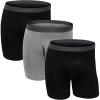 imageFruit of the Loom Mens Premium TagFree Cotton Underwear Regular ampamp Big ManBig Man  3 Pack  BlackGray